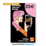 ancien visuel de la recharge orange internet 25€