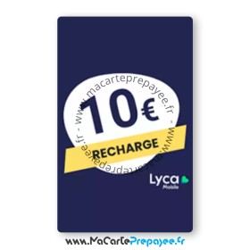 recharger lycamobile en ligne France,recharge lycamobile 10€,comment recharger 10€ lycamobile,lycamobile recharge france