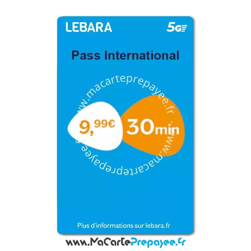 PASS International S LEBARA en ligne | 9.99€