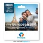 BOUYGUES My European SIM PREMIUM | 30Go illimité FR/EU + 25€ Monde