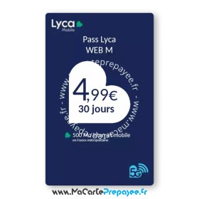 Lyca PASS Internet M en ligne | 4,99€