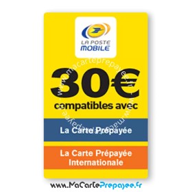 la poste mobile recharge carte prépayée,recharge la poste mobile 30 euros,recharge la poste mobile par carte bancaire