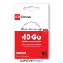 Carte SIM Prépayée SFR | Illimité + 40Go (5G)