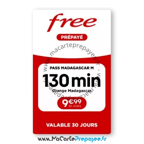 PASS Free International Madagascar M | Pour appeler vers Madagascar