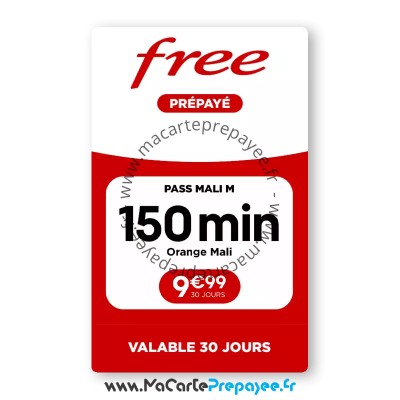 PASS Free International Mali M | Appeler le Mali depuis la France