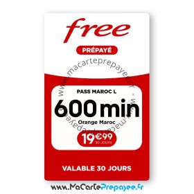 PASS Free International Maroc L | Appeler le Maroc depuis la France