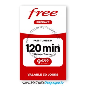 PASS Free International Tunisie M | Pour appeler vers la Tunisie