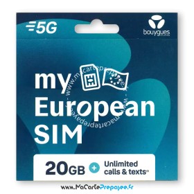 my european sim 20gb,bouygues telecom my european sim travel basic+,travel basic+ bouygues telecom,my european sim