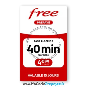 recharge free pass algérie s, pass free algérie , pass free prépayé algérie, free pass algérie, pass free etranger