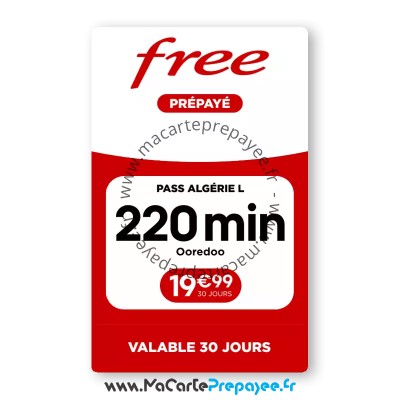 recharge free pass algérie l, pass free algérie , pass free prépayé algérie, free pass algérie, pass free etranger