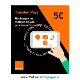 ticket rechargement kinouli, recharge kinouli, recharge orange transfert pays, transfert pays kinouli 5€