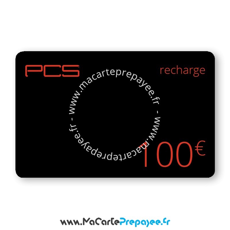 Code Recharge Pcs Recharge PCS en ligne | 100€
