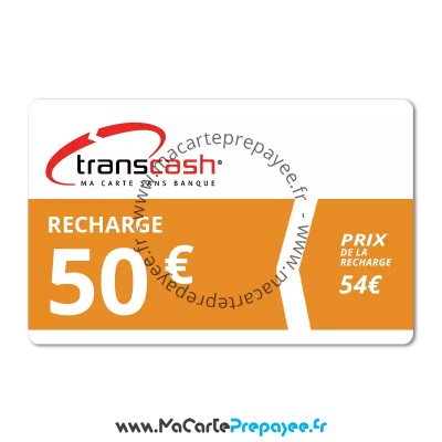 TRANSCASH | Recharge Transcash 50€