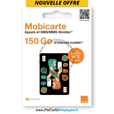 carte sim prépayée orange mobicarte bureau de tabac, mobicarte start
