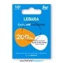 carte sim prépayée lebara 200 go + appels et sms illimités en france métropolitaine