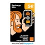 Carte de rechargement prépayée Orange 5€ Max