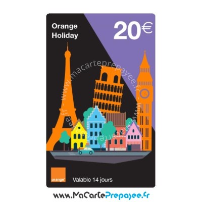 ORANGE MOBICARTE recharge en ligne | 20€ Holiday