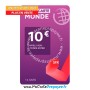 Recharge SFR Monde 10€