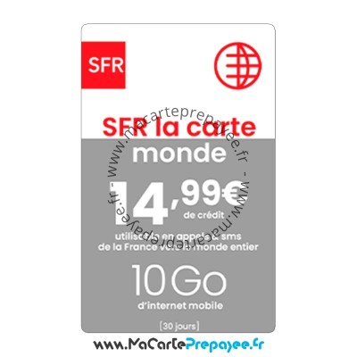 Recharge SFR Monde 14.99€