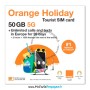 orange holiday tourist sim,orange holiday europe 50gb,carte sim prépayée orange international,orange holiday europe sim card