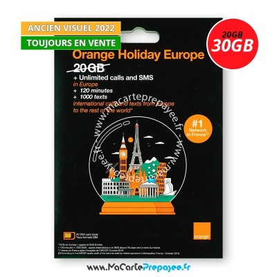 orange holiday,orange holiday europe,orange holiday prepaid sim card,orange holiday europe sim card,orange holiday europe 20 gb