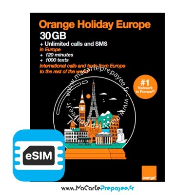 orange holiday esim europe,orange holiday europe esim 30gb,orange esim europe,orange holiday europe esim card