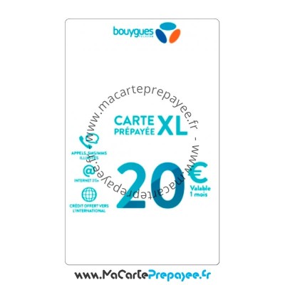 Recharge Bouygues en ligne | 20€ XL