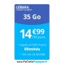 Forfait sans engagement LEBARA en ligne | 14,99€ ILLIMITE 35Go