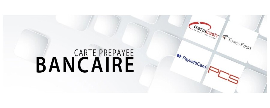 Toutes les cartes bancaires prépayées France | PCS, Transcash, ToneoFirst…