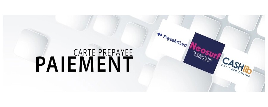 Toutes les cartes prépayées France de paiement en ligne | PaysafeCard, Neosurf, Cashlib,…