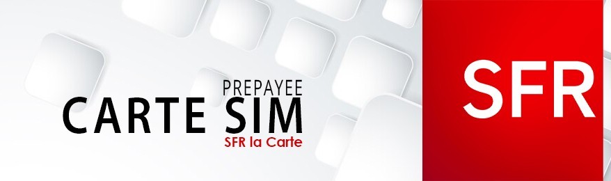 Toutes les cartes SIM prépayées SFR LA CARTE
