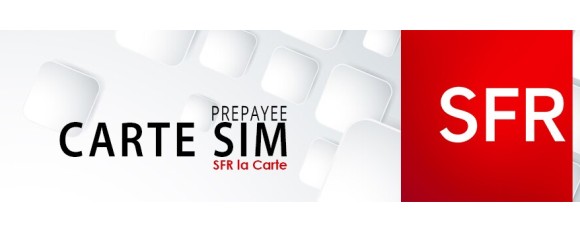 Toutes les cartes SIM prépayées SFR LA CARTE