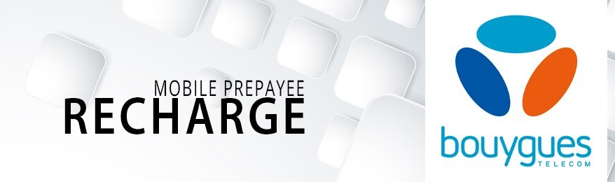 Toutes les recharges BOUYGUES TELECOM en ligne