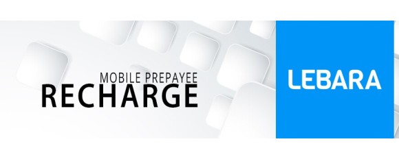 Toutes les recharges LEBARA MOBILE en ligne