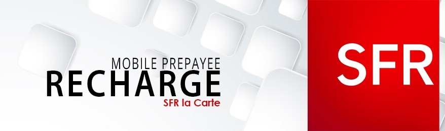 Toutes les recharges SFR LA CARTE en ligne