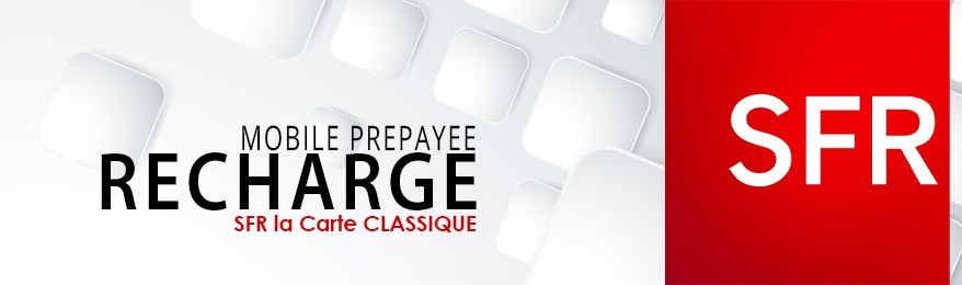 Tous les recharges SFR CLASSIQUE en ligne