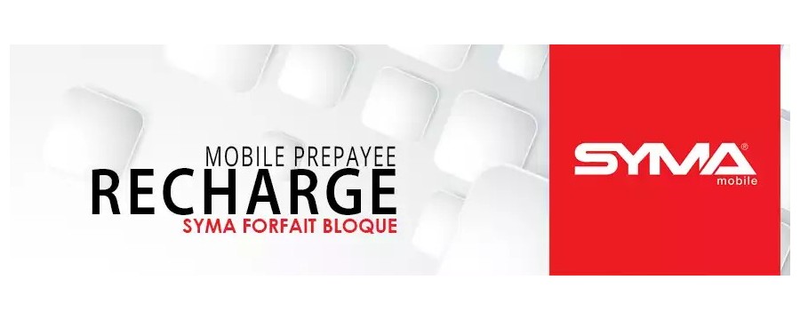 Tous les fofraits mobiles prépayés Syma en ligne