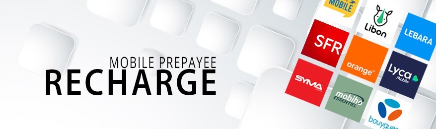 Toutes les recharges mobiles prépayées France | Orange, SFR, Free…