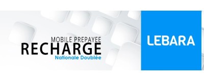 Toutes les recharges Lebara NATIONALE DOUBLEE en ligne